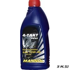 Масло Mannol моторное 4T п/с 10w40 PLUS 20л по 1 литру Масло Mannol моторное 4T п/с 10w40 PLUS 20л по 1 литру