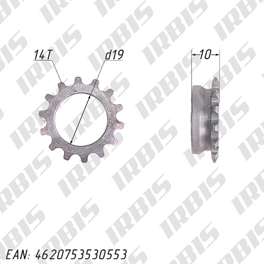 Звезда вала коленчатого 139FMB,147FMH,152FMI 14Т