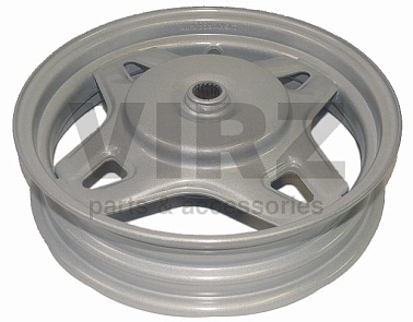 Диск колесный R10 задний 2.15-10 (18) (штамп.) (барабан. 95мм) AD50