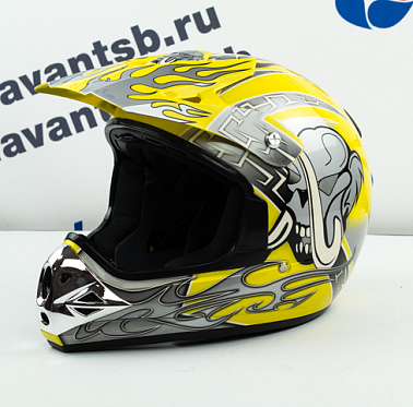 Шлем кроссовый Avantis Lead, Желтый