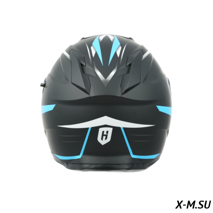 Шлем модуляр HETOSHI FF935 Shogun цв.Черно-сине-белый  р.XL