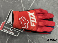 Перчатки взрослые FOX XD2-1 цв. Красный  р. L
